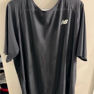 New Balance Men's Black Running Tee